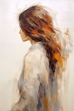 Un portrait de la gracieuseté - Peindre la femme sur Art Merveilleux