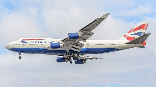 British Airways Boeing 747-400 passagiersvliegtuig.