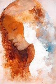 Porträt einer Frau von Wunderbare Kunst