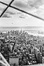 New York City Skyline  - Freedom Tower - Black and White  by Rob van der Voort thumbnail