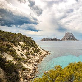 Es Vedra , een eilandje naast Ibiza van Mike Bot PhotographS