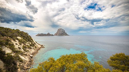 Es Vedra , an islet next to Ibiza