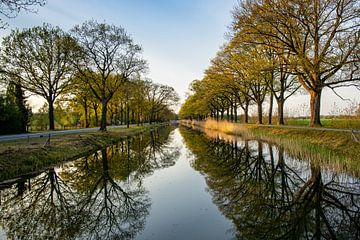 Voorjaar aan het Apeldoorns Kanaal van Adelheid Smitt