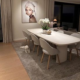 Photo de nos clients: La fille aux boucles d'oreilles en or par Carla Van Iersel, sur ArtFrame