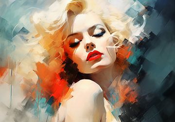 Blonde Expressionism by Color Square