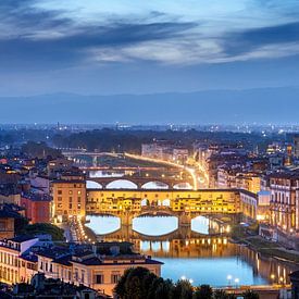 Panorama of the city of Florence in Italy by Voss Fine Art Fotografie