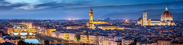 Panorama of the city of Florence in Italy by Voss Fine Art Fotografie