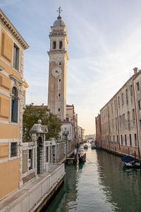 Venedig - Rio dei Greci mit der Kirche San Giorgio dei Greci