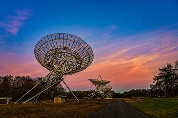 Westerbork tijdens blauwe uur