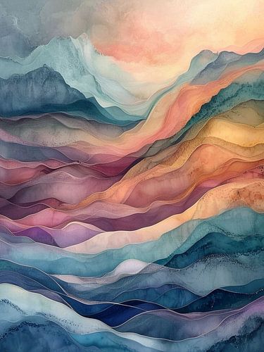 The Serpentine Flow Through the Saffron Ridges