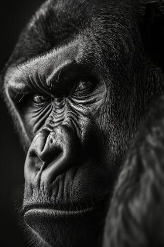 Portret van een gorilla