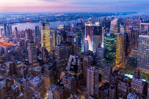 Manhattan zur blauen Stunde