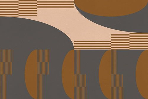 Retro Architectuur. Abstracte geometrische kunst II