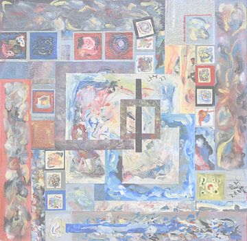 EH PAINTING ART 2007 #0005 Burgunderfarbener Softone von Willem Hartgers