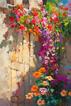 Fleurs murales en fleurs sur Poster Art Shop