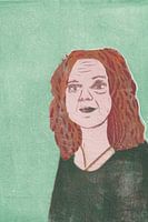 Female portrait in green