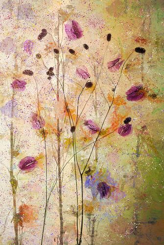 Still life with bougainvillea.