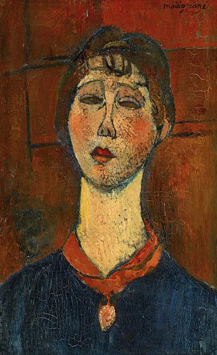 Amedeo Modigliani,Portret van Madame Dorival, 1916