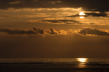 zonsondergang De Panne 