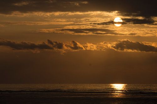zonsondergang De Panne 