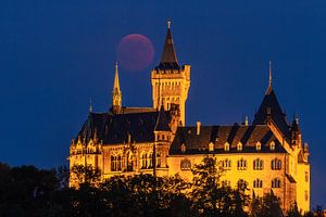 Lune de sang et château de Wernigerode sur Oliver Henze