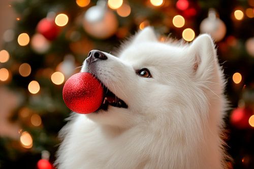 Sneeuwhond Kerstmis