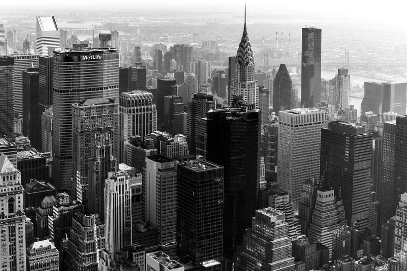 MetLife et le Chrysler Building de New York par Kurt Krause