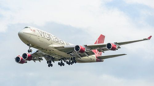 Avion de ligne Boeing 747-400 de Virgin Atlantic.