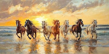 Horsepower in Evening Light by Studio BB