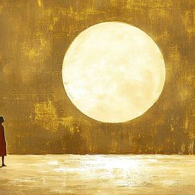 Moon Gaze van Modern Collection