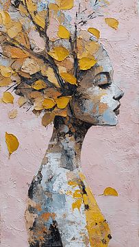 Tree Of Memories Growing From Mind by Aden Pink Studio