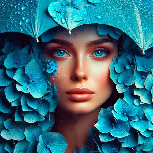 Il pleut des hortensias bleus. ( 3 )