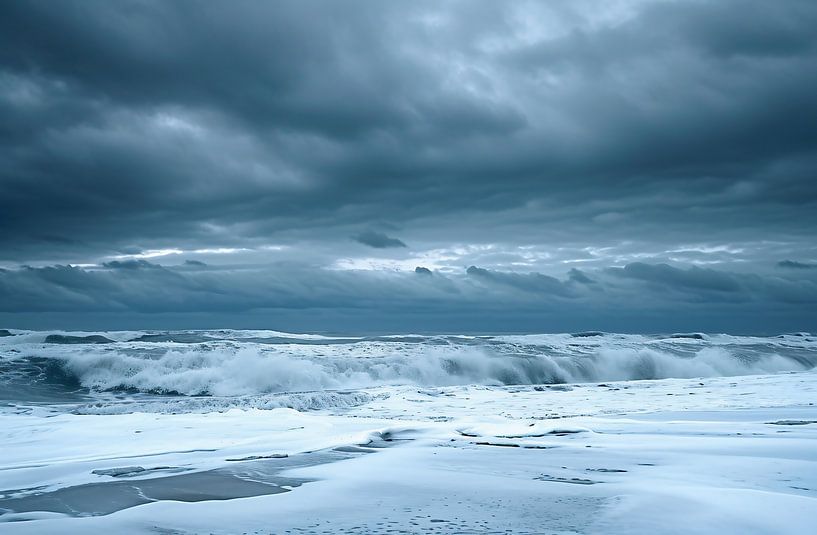 Winter an Norwegens Küste von fernlichtsicht