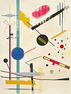 Miró trifft auf Kandinsky_05 von Artclaud