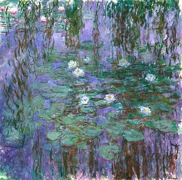 Blauwe waterlelies, Calude Monet
