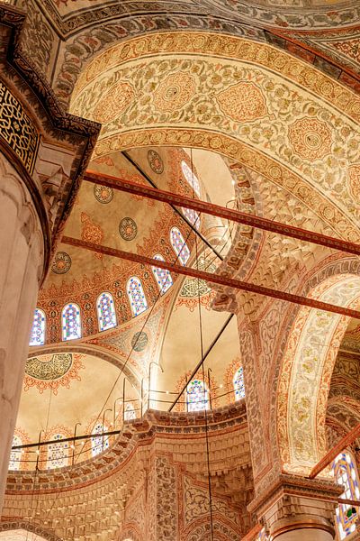 Mosquée bleue d'Istanbul, le plafond hypnotique d'une mosquée emblématique par Melissa Peltenburg