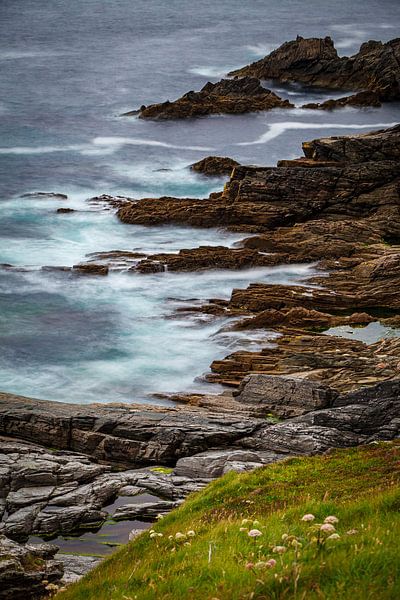 The rocky coast of Ireland by Roland Brack