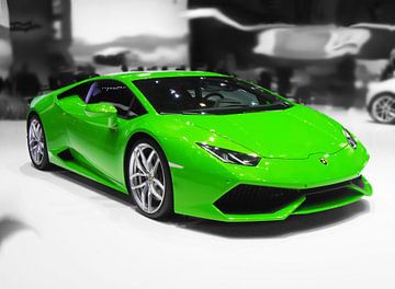 Lamborghini Aventador Groen van Ronald George