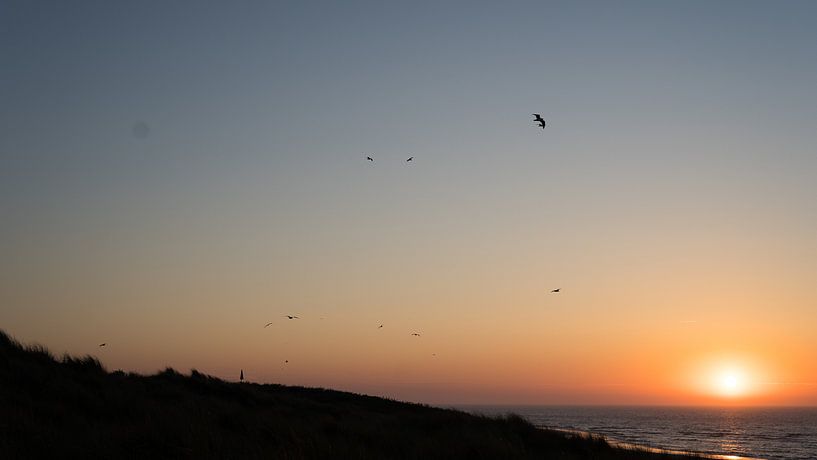 Vlieland zonsondergang von Tomas Grootveld