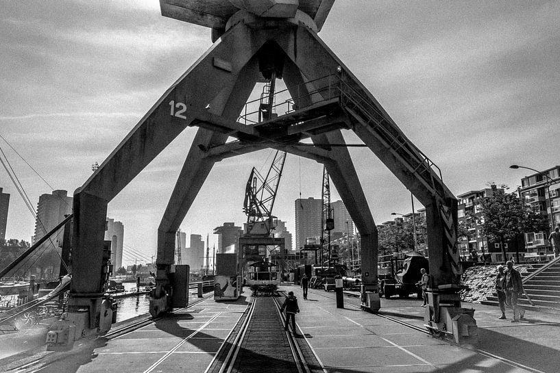Leuvehaven, Harbour at Rotterdam, The Netherlands by Henry van Schijndel