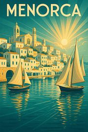 Menorca Art Deco Kust Elegantie van Travel Shop