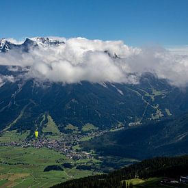 Uitzicht op de Zugspitze van Anne van Doorn