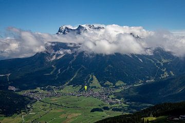 Uitzicht op de Zugspitze van Anne van Doorn
