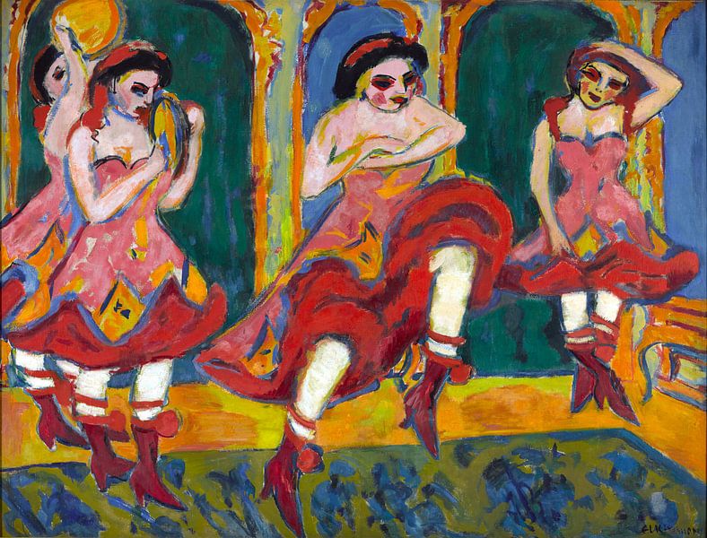 Ernst Ludwig Kirchner.Der Tanz von 1000 Schilderijen