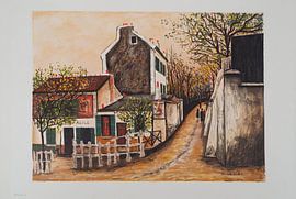 Maurice Utrillo, The Cabaret of the Lapin Agile, Montmartre