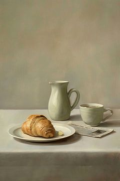 Ontbijttafel | Quiet Coffee Break van Kunst Kriebels