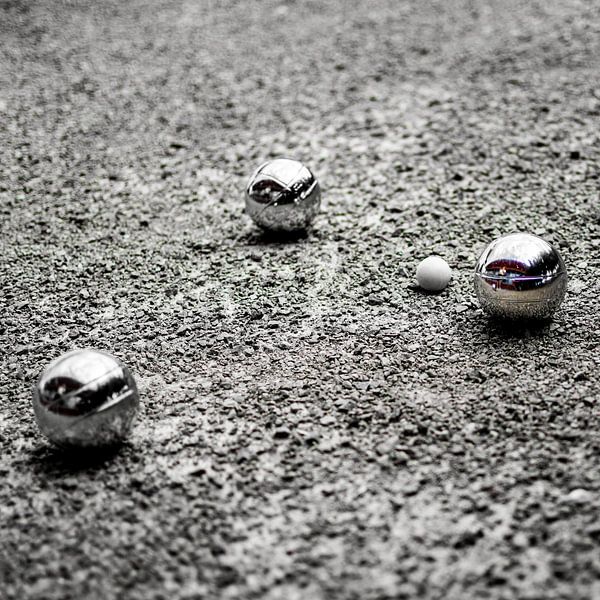 Jeu De Boules En Noir Et Blanc Par L Artiste Jan Hermsen