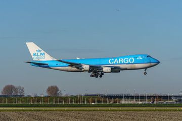 KLM Cargo Boeing 747-400ERF jumbojet.