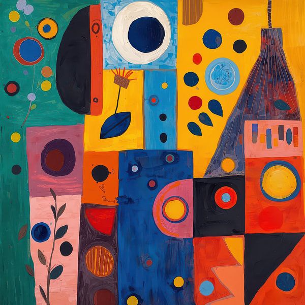 Kindergarten painting by Kay Weber