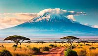 Kilimanjaro mountain in Africa